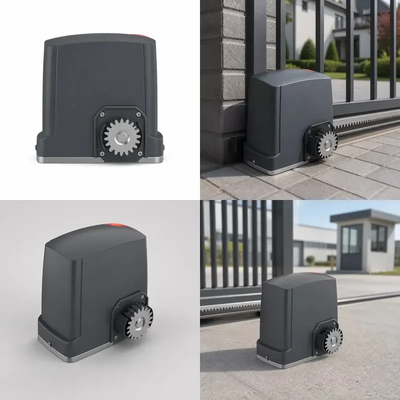 24V DC Brushless Sliding Gate Opener Motor Automatic Operator Quick Clutch Waterproof/Weatherproof ABS