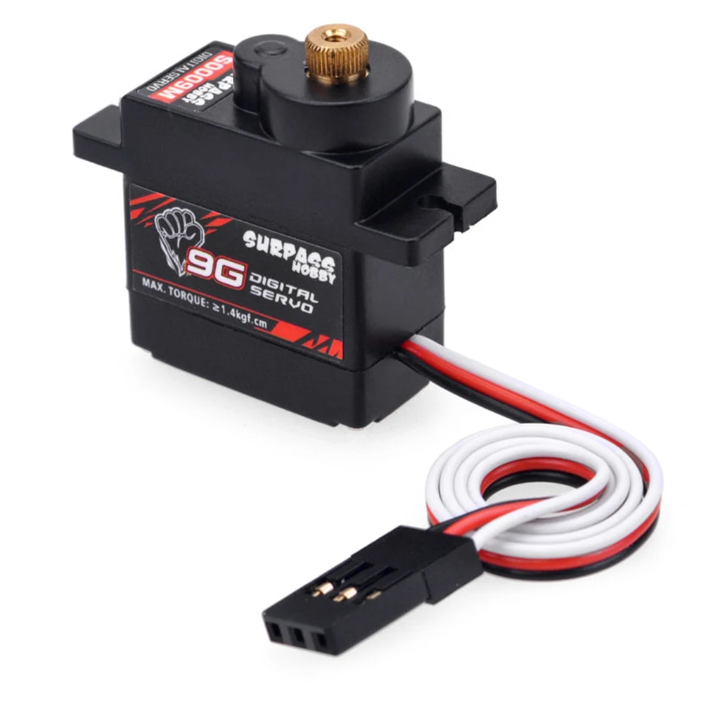 Overtreffen Hobby 4 Stuks S 0009M 9G Digitale Servo Metalen Versnelling Servo 1.4Kg Stuurinrichting Voor Rc Auto 'S Onderdelen Vliegtuig Boot Schip Vliegtuig