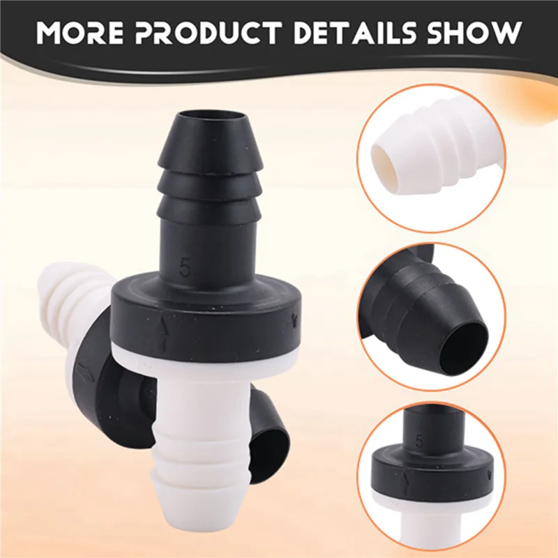 Y42A-4 قطعة صمام الاختيار 3/8 بوصة 10 مللي متر ABS المكونات في صمام الاختيار زيت الوقود المياه الغاز الهواء في اتجاه واحد صمام الاختيار للسوائل