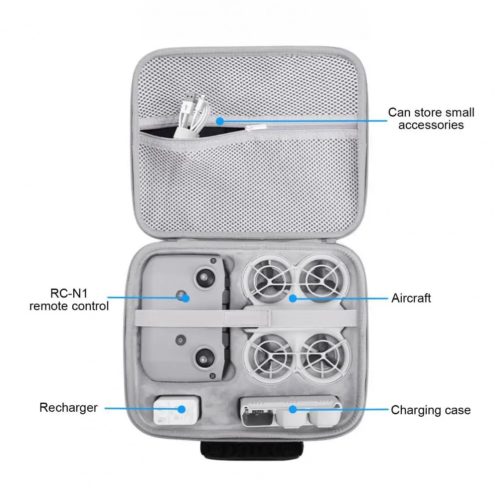 Storage Bag for Accessories Hardshell Storage Protective Bag for Dji Fly More Combo Accessories Waterproof Drone Case for Rc