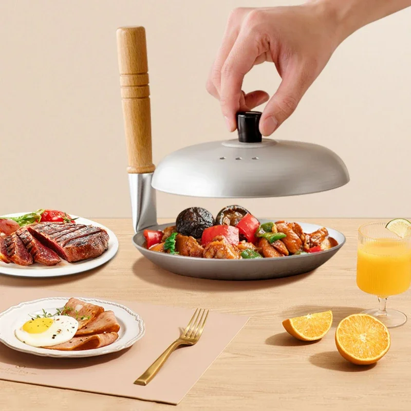 

Japanese Non-stick Coating Pancake Pans Aluminum Alloy Parent-child Egg Pan with Lid Breakfast Cooking Rice Cooker Hamburger Pan