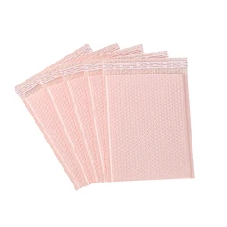 25x30cm Big Bubble Envelope Nude Pink Plastic Shipping Bag Waterproof Gift Bags Clothing Packing Bubble Bag Mailing Pouch 20Pcs