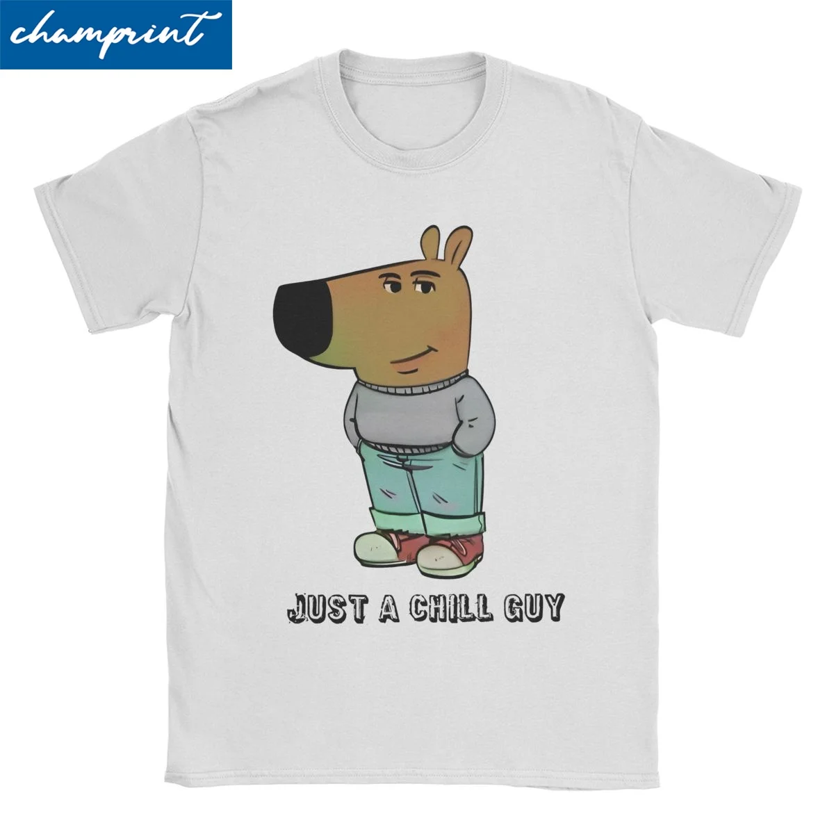 Men Women's Chill Guy Dog I'm Lowkey T Shirt Cotton Tops Cool Short Sleeve Round Collar Tee Shirt 4XL 5XL 6XL T-Shirts