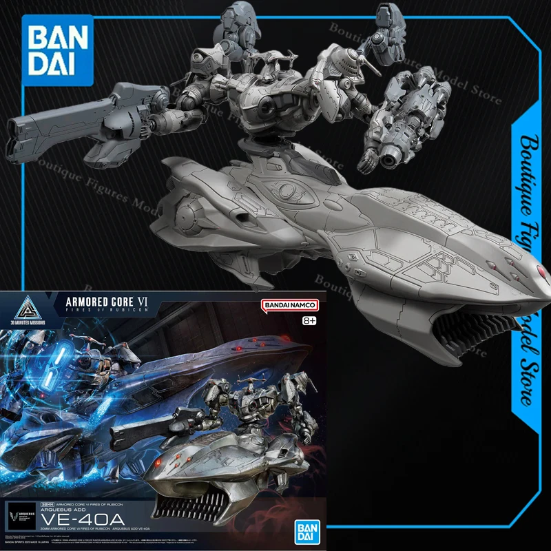 

Bandai Original 30MM ARMORED CORE VI 6 ARQUEBUS ADD VE-40A Action Anime Figures Assembly Model Collection Gift Kids Toys