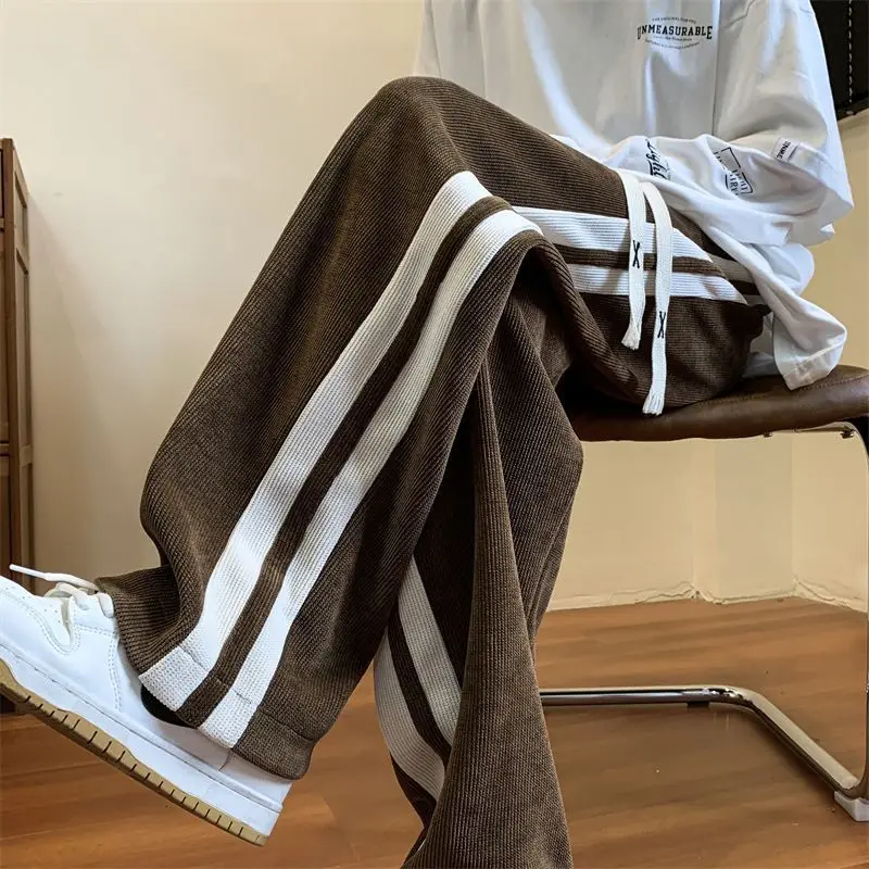 

Corduroy Pants, Urban Street Straight Pants, Multifunctional Relaxed Drapey Trousers, Athleisure Oversized Contemporary Pants