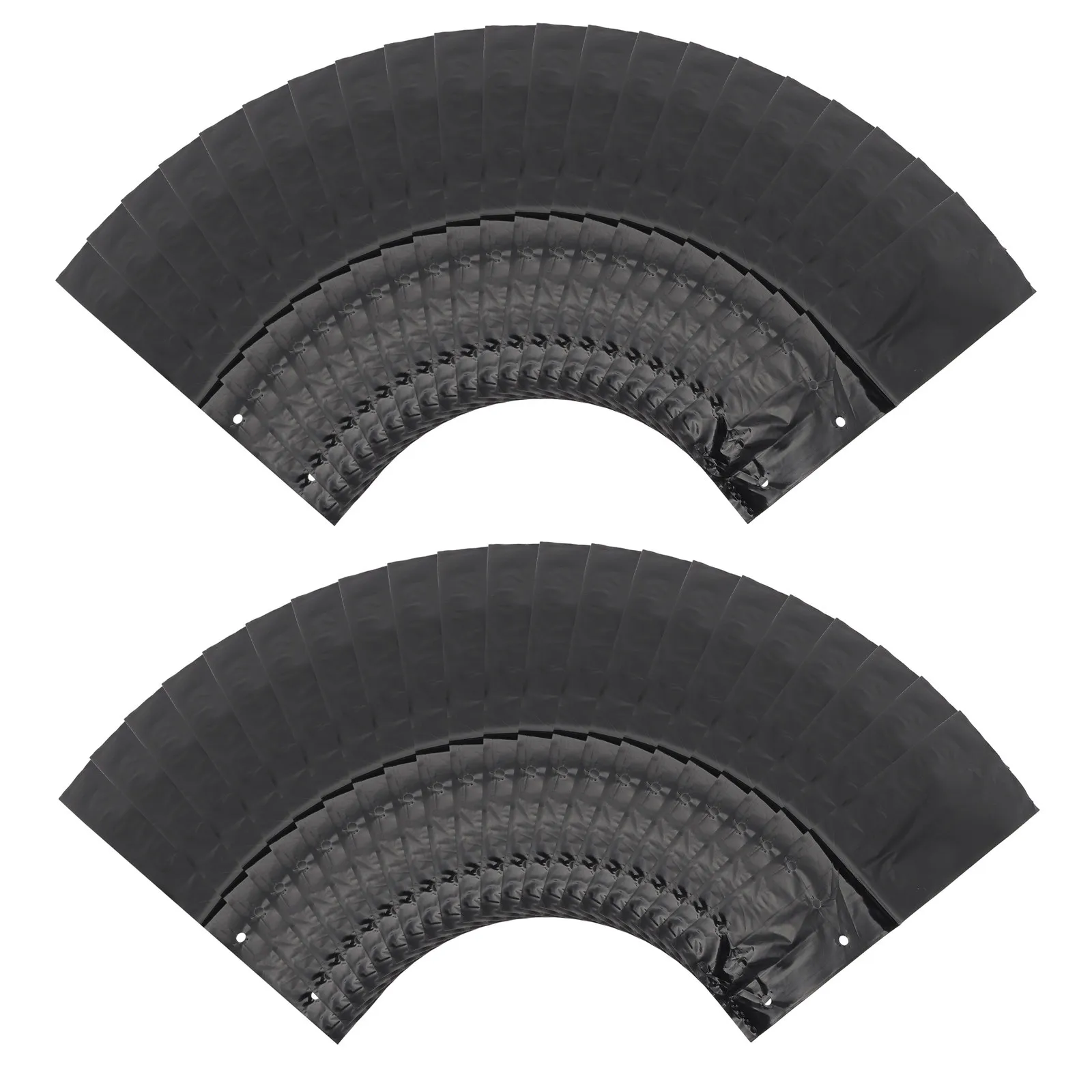100Pcs Nursery Grow Bags Black Thick Pe Drainage Holes Breathable Seed Starter Transplant Planting Bags Saplings