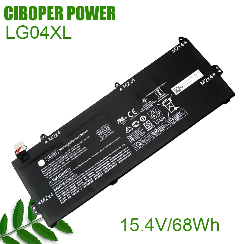 CP Laptop Battery LG04XL HSTNN-IB8S L32654-005 68Wh4175mAh For Pavilion 15-DK0015LA 15-CS1001LA 15-CS1002LA 15-CS1067TX CS1070TX