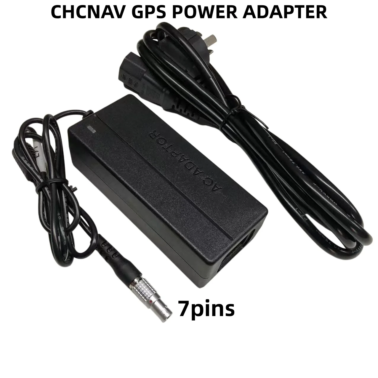 

CHCNAV CHC GNSS GPS RECEIVERS EXTERNAL POWER SUPPLY ADAPTER AC-DC 12V 7PIN