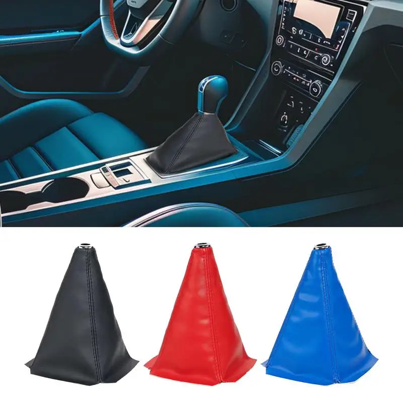 Universel  Shift Knob PU Leather Gear Shift Gaiter  Manual Automatic Shifter Shift Boots Cover Car Styling Accessories For Cars