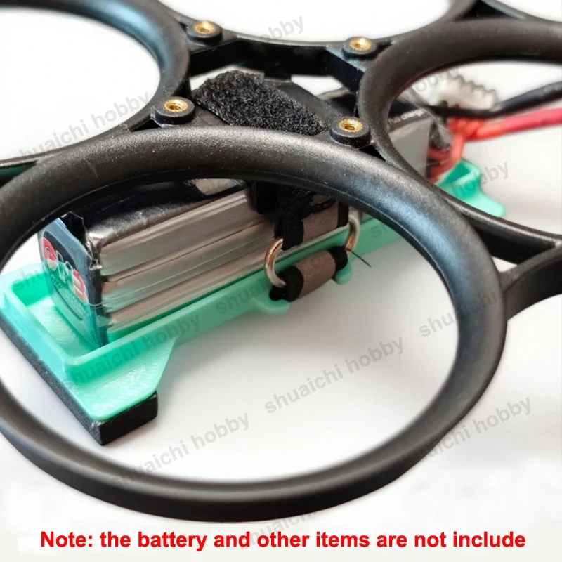 Siège de Protection de batterie imprimé en 3D, 3 pièces, avec fonction de train d'atterrissage, taille interne 85x20mm pour Drone BetaFPV Pavo20 Mini FPV