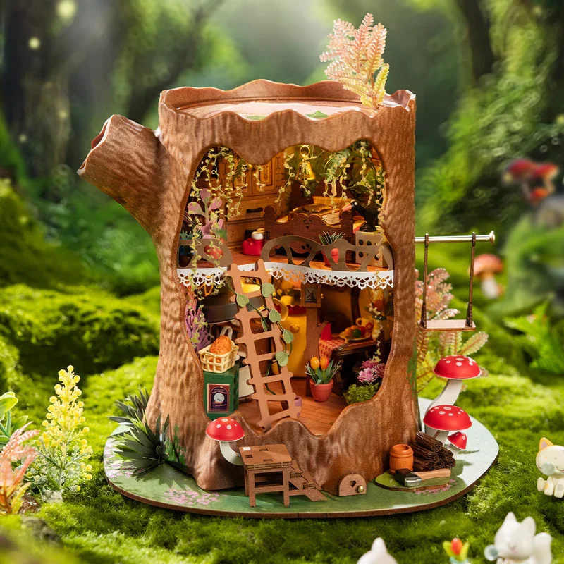 Rolife Fairytale Tree House DIY Miniature Kit 2
