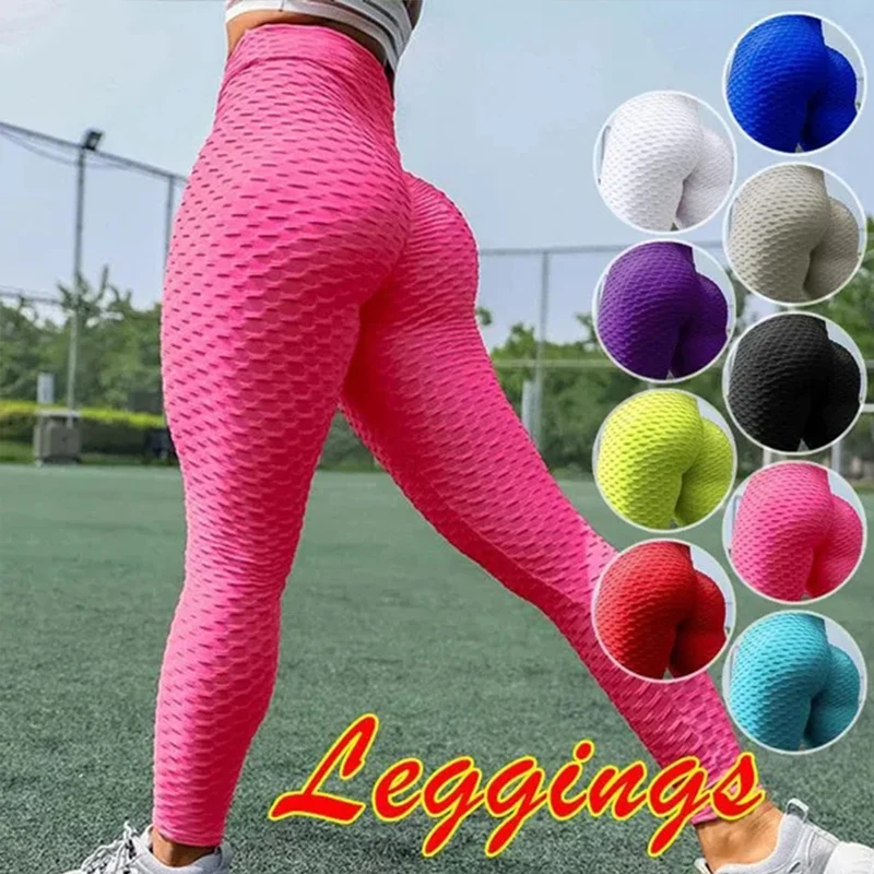 

Fashions New Womens Leggings Sports Pants High Waisted Yoga Leggings Running Trousers Compression Leggings Butt Lift High Waist