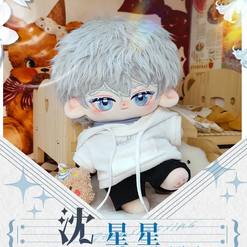 Хлопковая кукла Love and Deep Space Xavier Attribute 20 см, обнаженная кукла, оригинальная кукла