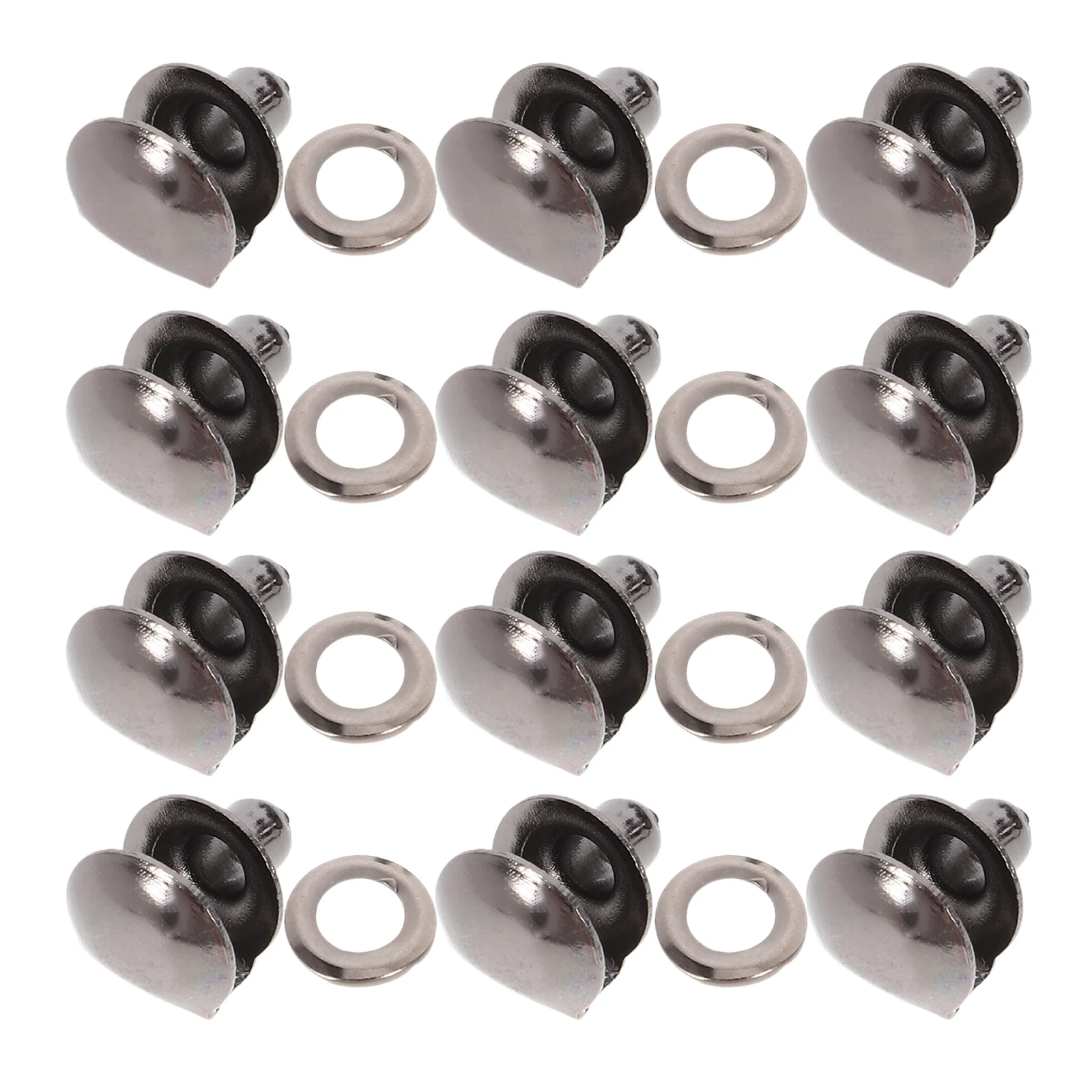 

10 Pcs Boot Lace Eyelet Hook Hooks Fittings Heel Bootlace Boots Rivets Metal Eyelets