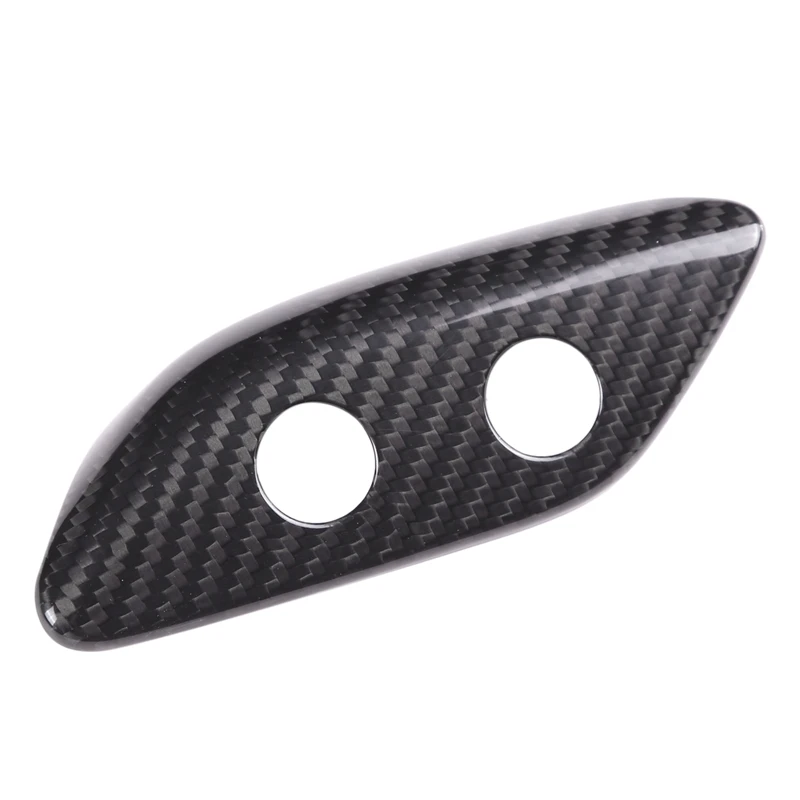 Fit For-Ferrari F12 Berlinetta 2013 Real Carbon Fiber Car Indoor Fuel Tank Switch Cover