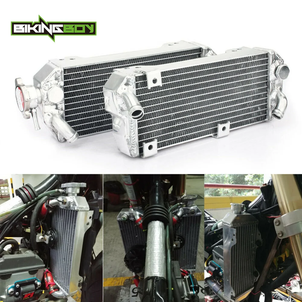 BIKINGBOY DRZ 400 SM 05-22 DR-Z 400 S 00-22 21 20 19 DR-Z 400 E 00-07 01 02 03 06 DRZ 400 00-04 Engine Cooling Radiator Cooler