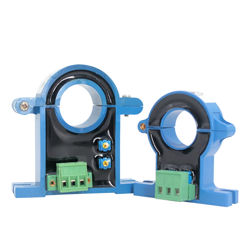 DC Hall Current Transmitter DC50a 100A Current Transformer 4-20mA 0-20mA 5V 10V Output Open-Close Perforate Current Transmitter