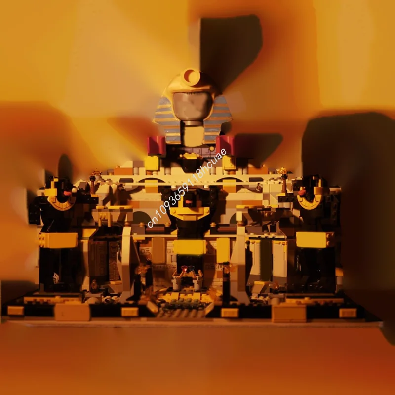 

1031pcs MOC Adventurers Desert Chapter Temple Anubis Model Building Blocks Construction Christmas Gifts Toys DIY Creative Idea