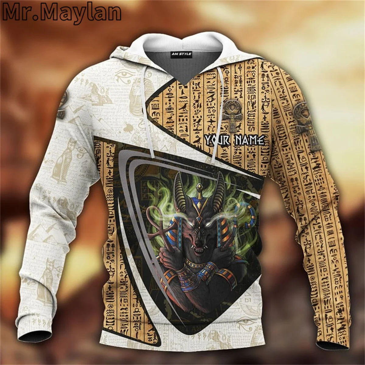 

ANUBIS GOD OF LOST SOUL ANCIENT EGYPT EMPIRE ART 3D Unisex Hoodie Men Sweatshirt Streetwear Zip Pullover Casual Jacket Tracksuit