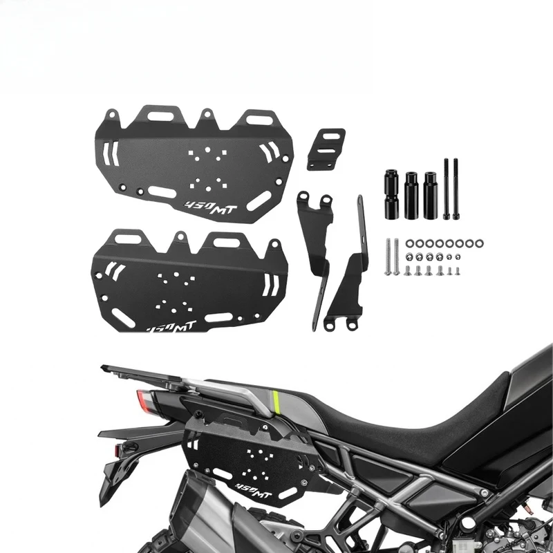 For CFMOTO 450 MT Saddlebag Side Box Bracket Storage Bags Luggage Carrier Rack Sidebox Bag Brackets 450MT Accessories