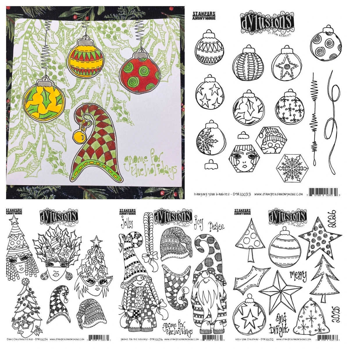 

New Gnome for the Holidays Clear Stamps Christmas Heads Stamp Handmade Embossing DIY Scrapbook Diary Greeting Card Decoration