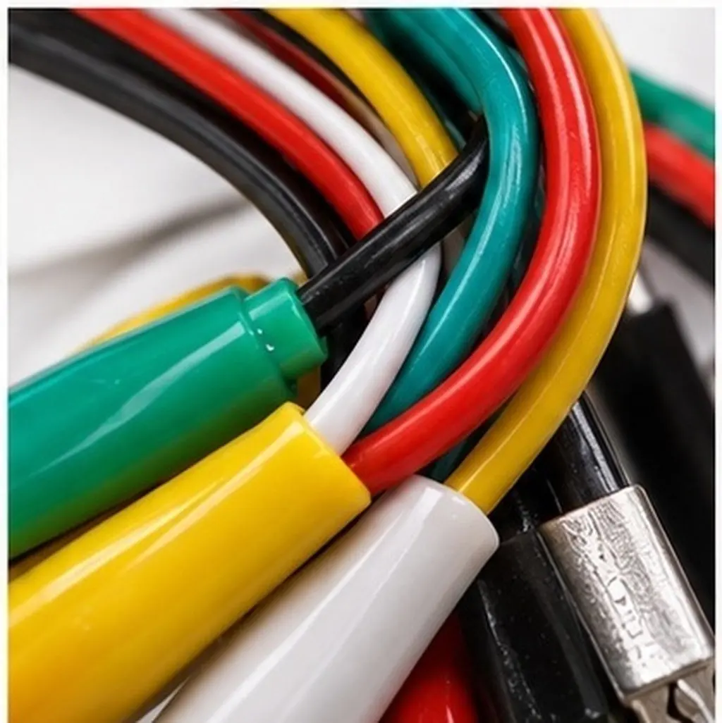 10Pcs Colorful Heavy Duty Alligator Clips with PVC Insulated Wires Electrical Testing Kit Dual Ended Circuit Connection Test
