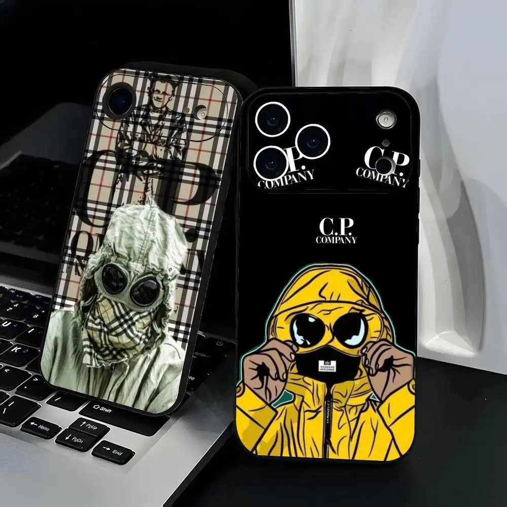 

Fashion C-C.P C-Company Phone Case for iPhone 12-17 Air Plus Pro Max Satin Glossy Colorful Great Gift