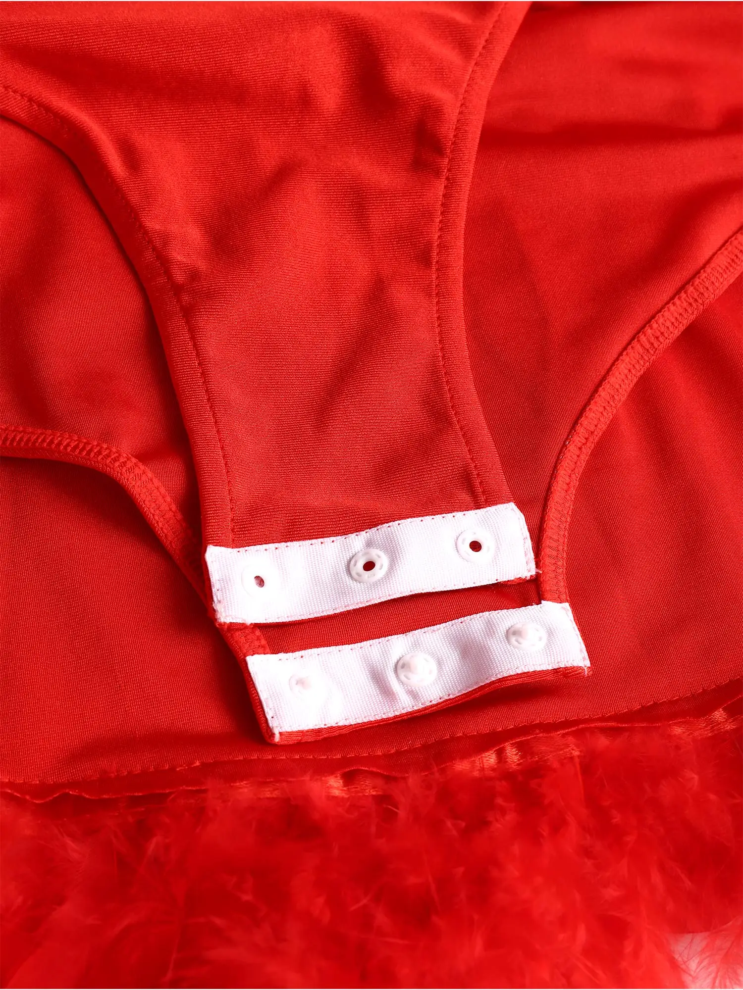 Robe de danse latine pour femmes, justaucorps de Jazz Tango, vêtements de danse Samba Rumba, strass, maille transparente, manches longues, coupe au dos, ourlet en plumes