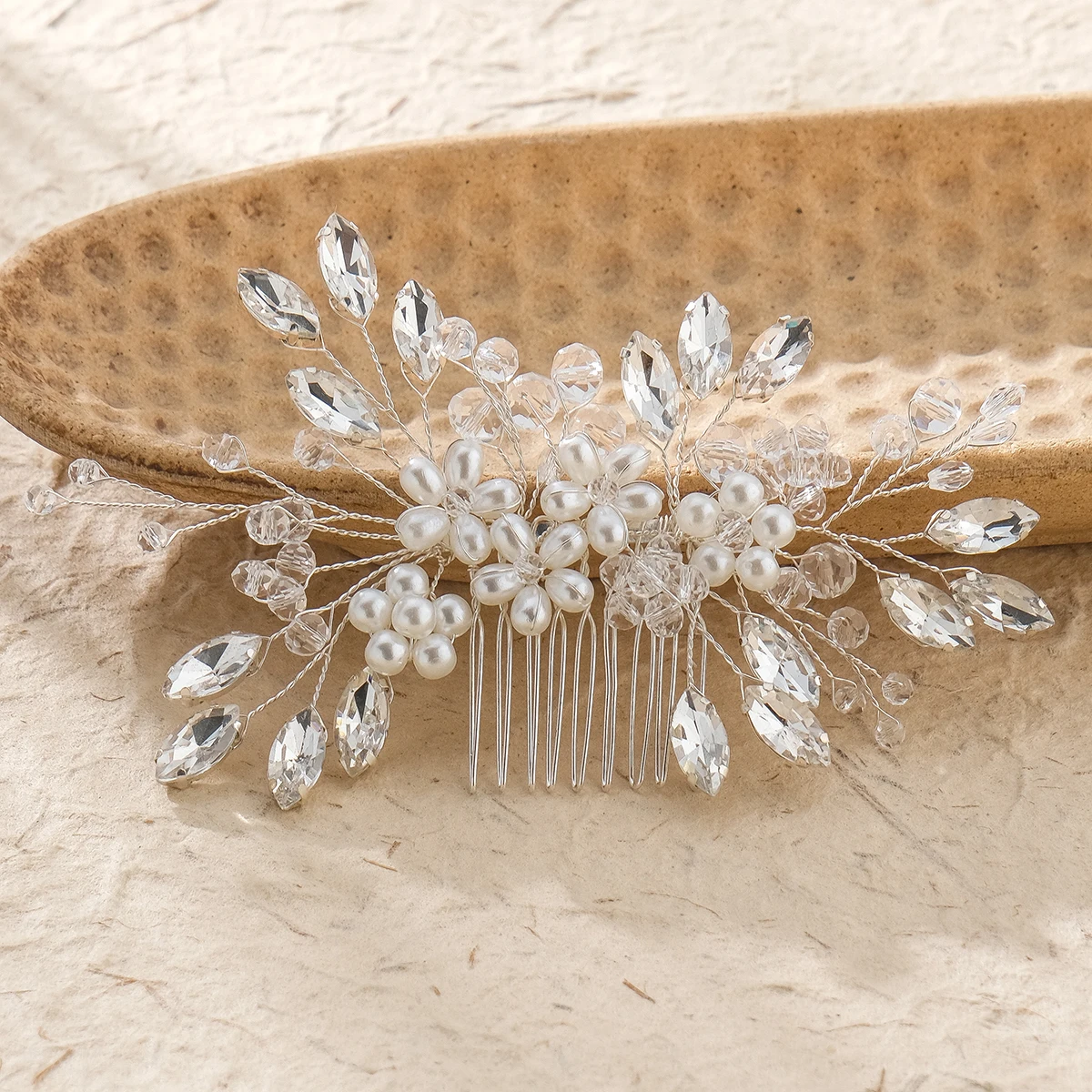 Explosion Braut haarkamm Mode Kristall Zirkonia Hochzeit Braut Seite Clip Haarkamm Luxus schmuck für Frauen Brautjungfer Geschenke – Detail 14
