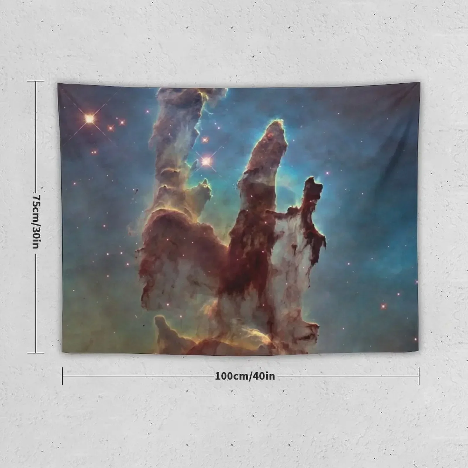 Eagle Nebula - The Pillars of Creation Tapestry Room Aesthetic Home Decorations Aesthetic Tapestry