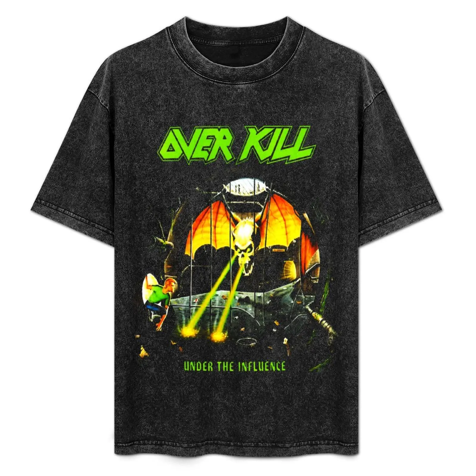 Overkill band metal popular Genres Thrash metal T-Shirt Everyday Wear Basic Short Sleeve Top