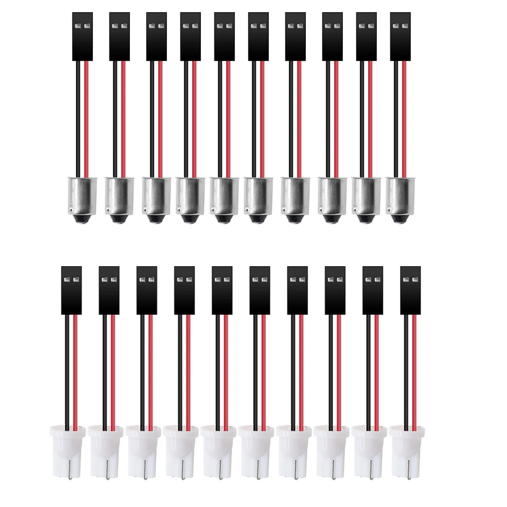 YSY Truck Car Auto T10 W5w Led Bulb Light Wire Harness Adapter t10 socket holder  10 Pcs
