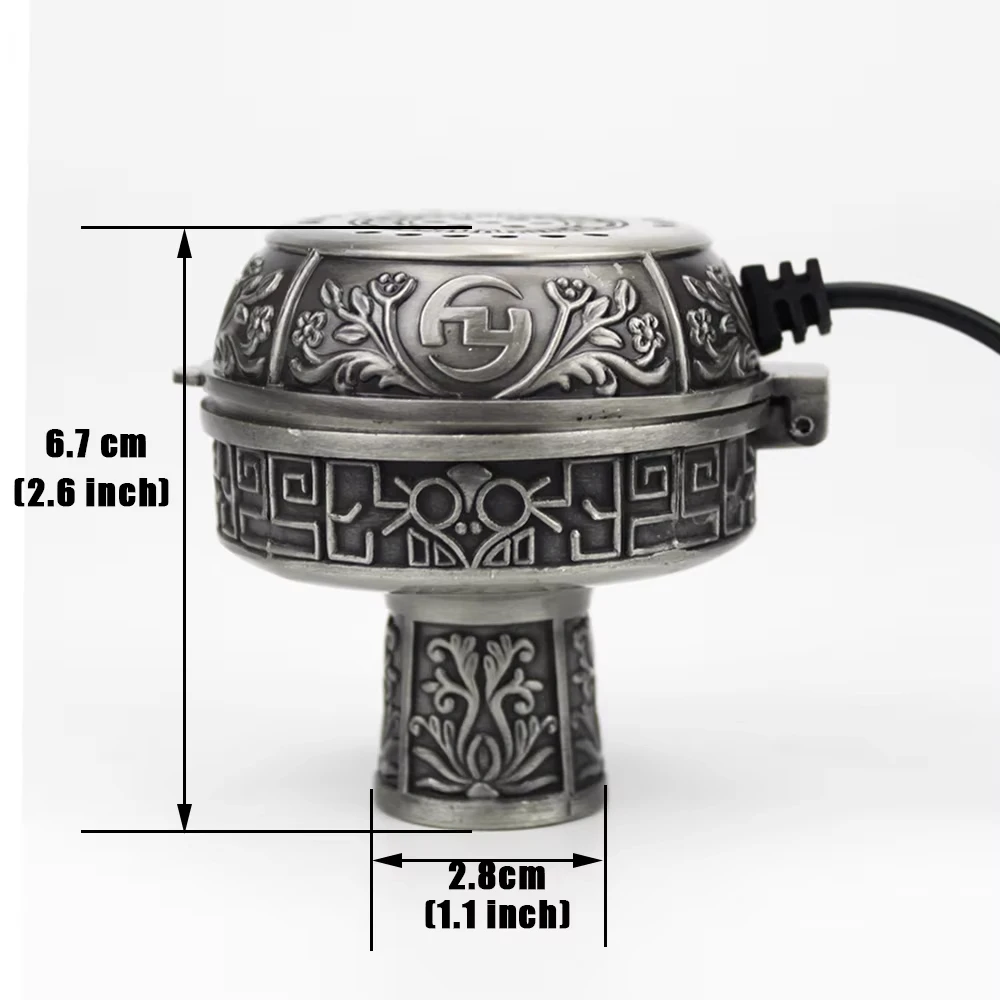 

New Style E-Shisha Hookah Smokepan Hookah Heat Keeper Electronic Shisha Tobacco Bowl with Charcoal Holder Narguiles Sheesha