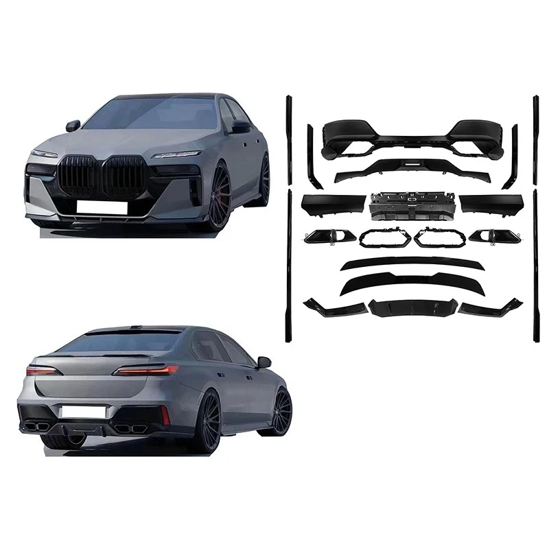 

2023 Year 7S 7Series G70 Old to New Small Body Parts for 7S G70 M760 Front Lip Rear Diffuser Side Skirts