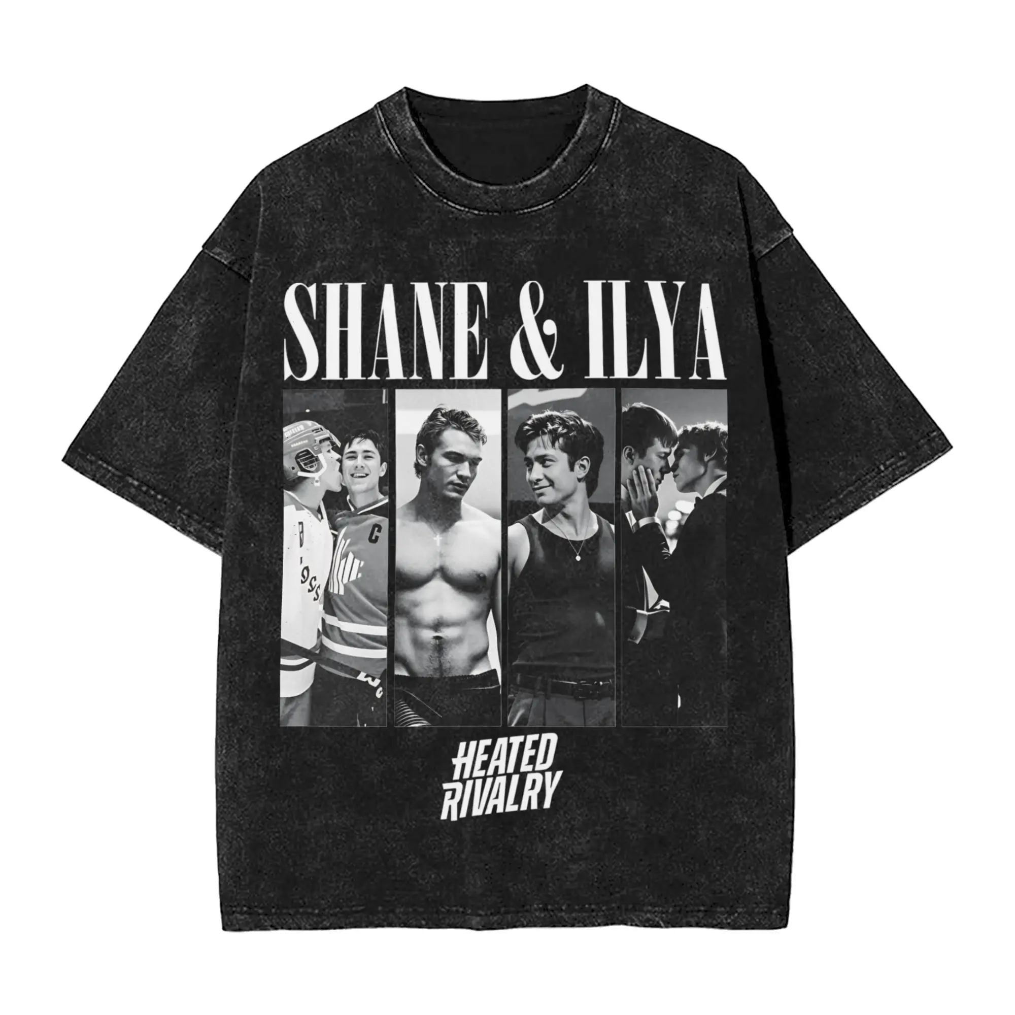 Heated Rivalry Shane Hollander T Shirt  Loose T-Shirts Short Sleeve Vintage Tshirt Summer Cotton O Neck Big Size Clothes
