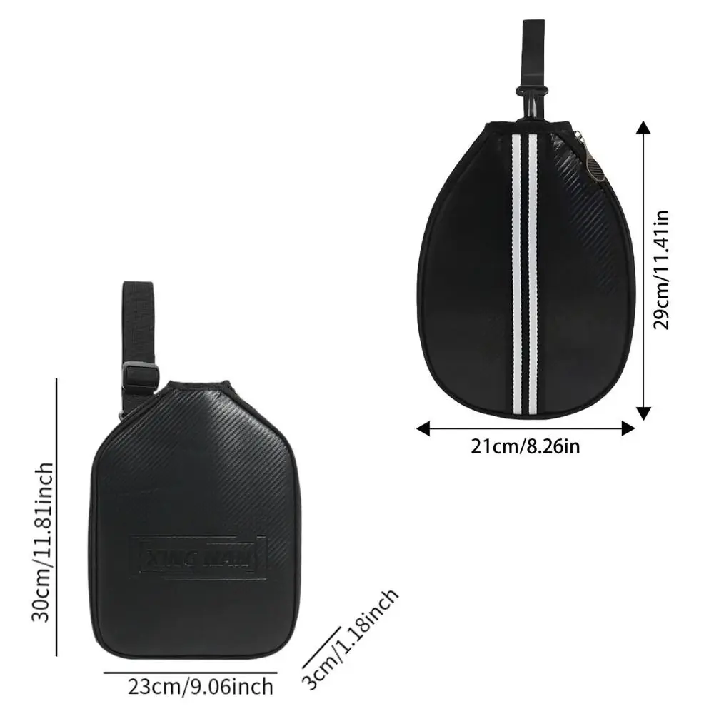 حقيبة كتف كروسبودي بيكلبول ذات سعة كبيرة وأشرطة مريحة وغطاء مجداف كرة البيسبول قابل للتعديل وحقيبة اللياقة البدنية الرياضية السوداء #6