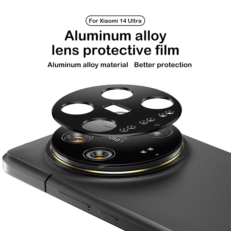 Xioami Mi 14Ultra Case Metal Camera Protector Cover For Xiaomi 14 Ultra 5G Aluminum Alloy Back Lens Ring Flim 6.73 Inch