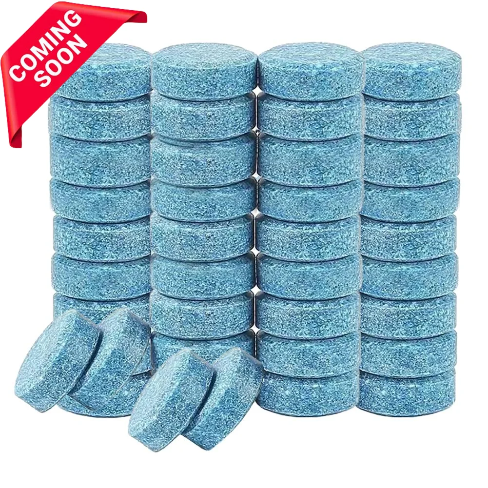 Windshield Washer Tablets Glass Cleaner Concentrated Effervescent Tablets Solid Windshield Effervescent Wiper Tablet