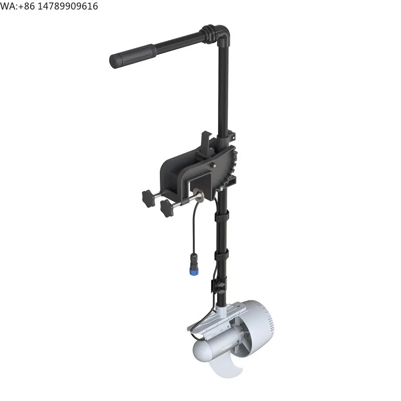 Electric Trolling MotorS01 Boat Mounting Bracket+ Y02 Thruster+ B1 Battery 10.5kg Thrust Max Propeller Electric Power Fin Can Be