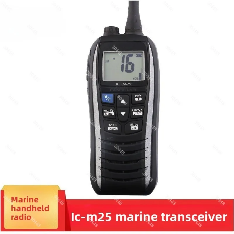 IC-M25/M37 Marine Handheld VHF Radio Waterproof IPX7 for Maritime Communication