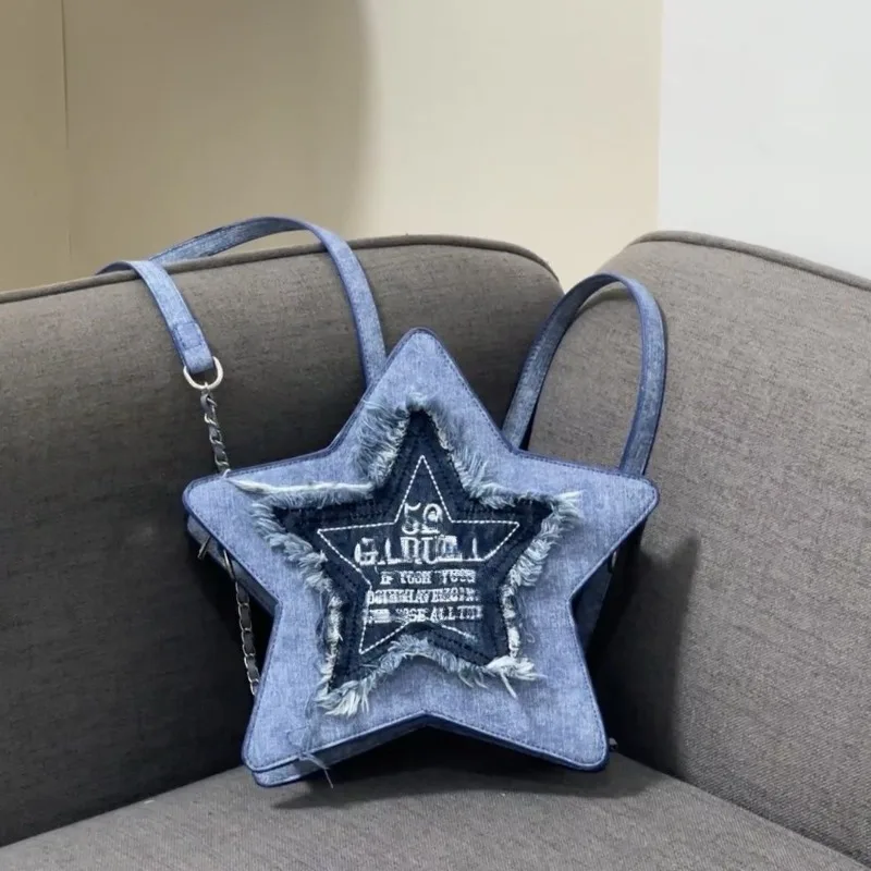 

Star Backpack Embroidered Crossbody Bags for Woman Shoulder Bags Purse and Handbags Designer Bag Сумка Женская Bolsas Femininas