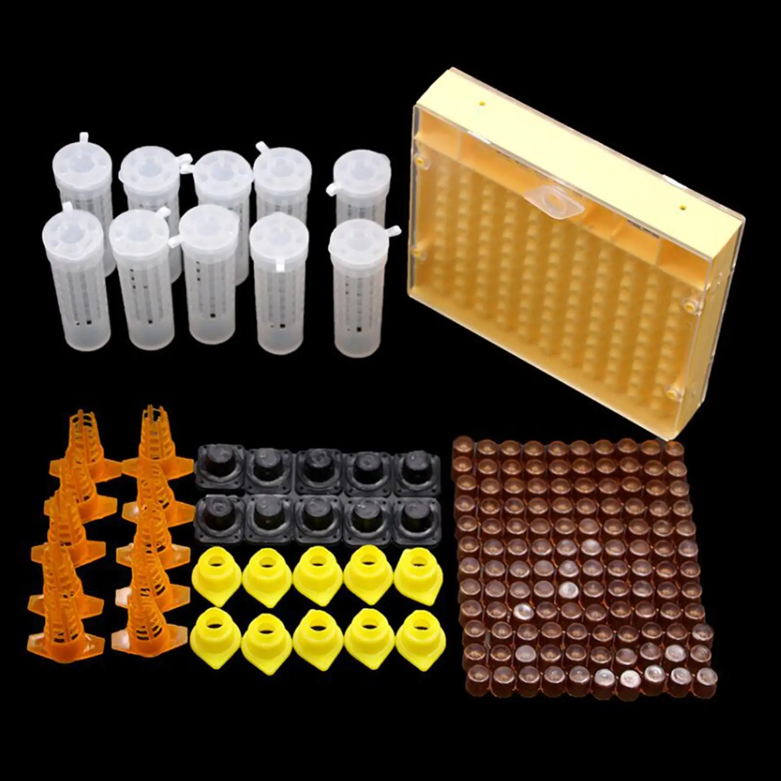 Bee Queen Rearing Kit for Bee Breeding Cage Cell Cup Bee Keeper Tool Sets