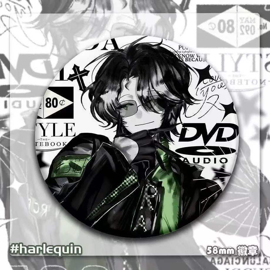 

Новинка 2026: Коллекционный лазерный бар-значок/подвеска «Гарлемин» из серии «Новый цирк Фрик» для косплея, подарок, украшение для рабочего стола