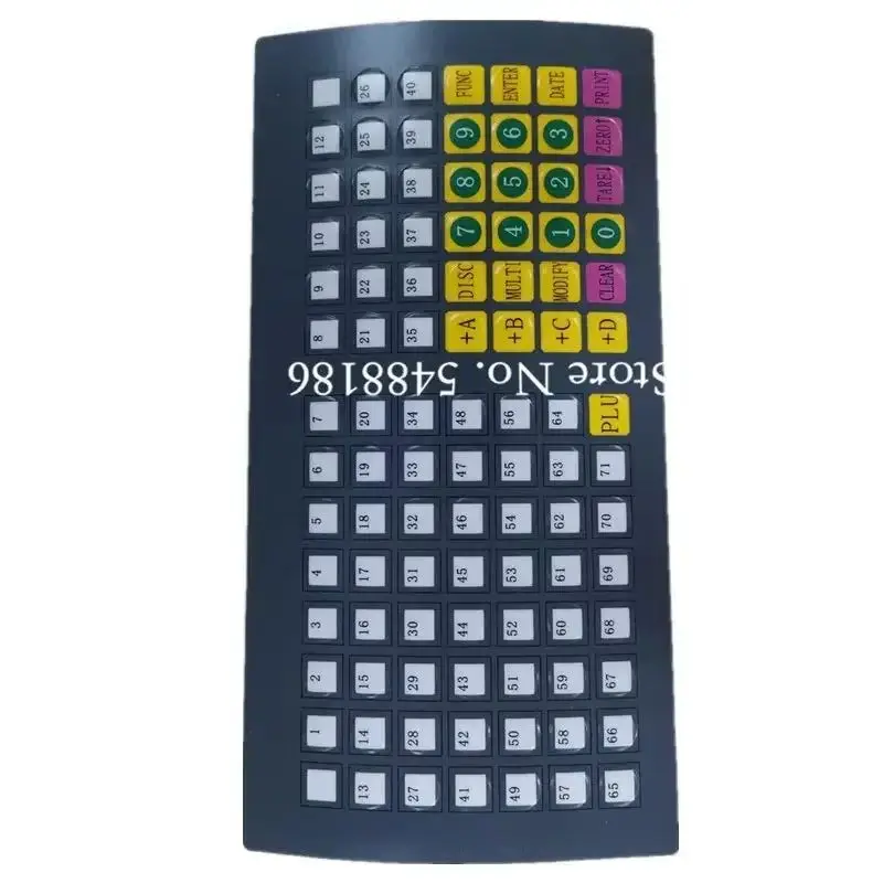 Keyboard Cover for Dahua TM-A Scales Keysheet Keypad Overlay