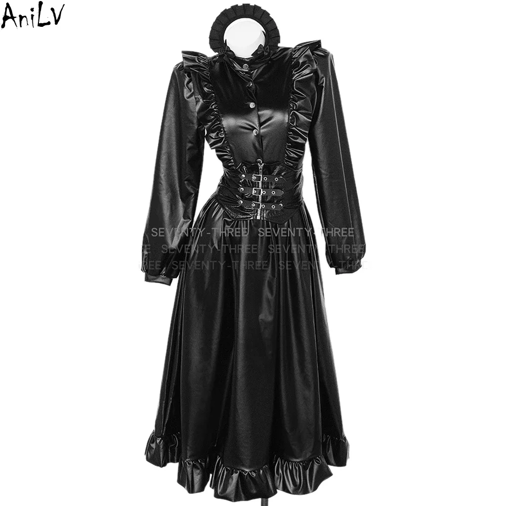 

AniLV Anime Black Butler Uniform Outfits Server Suit Maid Clothes Cosplay Costume