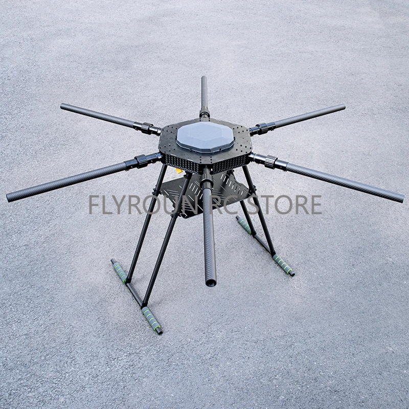 X6Pro 6 axis 1280MM foldable carbon fiber frame AOPA training aerial photography line sea fishing load-bearing drone