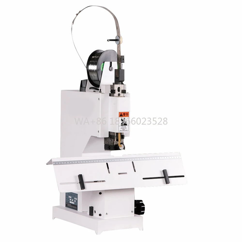 QK-8702 دليل سطح المكتب آلة خياطة الأسلاك دباسة ورقة السرج خياطة