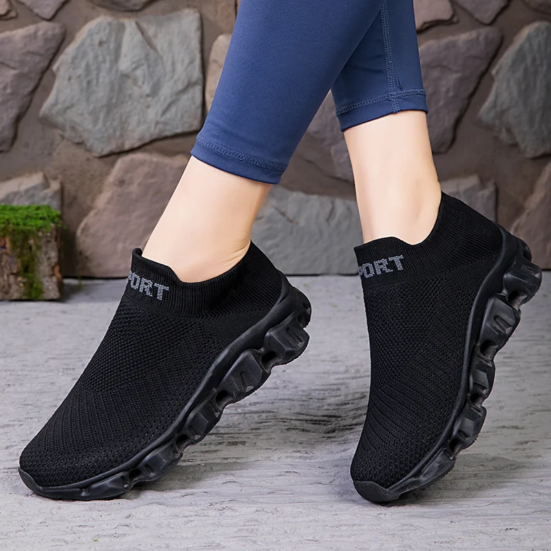 

Новинка 2025 года, большая повседневная спортивная обувь для пар Flyknit, носки Flyknit, удобные внутренние разноцветные варианты