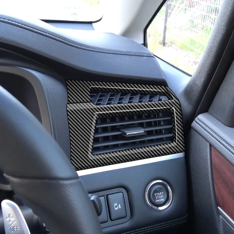 RHD لميتسوبيشي ديليكا D:5 2023 2024 2025 ABS الكربون الملحقات الداخلية نافذة التبديل الجبهة مقبض الباب الأوسط التيار المتناوب تنفيس الكسوة