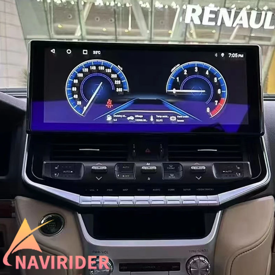 

Carplay Multimedia Video Player GPS Navigation 16.2inch For Toyota Land Cruiser 200 LC200 Upgrade LC300 Android Screen Car Radio